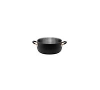 Meyer Accent Stainless Steel Casserole Dish 24cm / 4.7L - Black Induction Casserole Pot with Easy Pour Rim & Heat Resistant Handles, Oven Safe Cookware