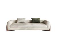 Accent Bench Stylish Bed End Stool & Sofa for Living Room Bedroom or Apartment Versatile Designer Fur Large Size Light Brown