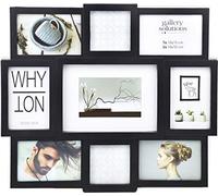 accent by nielsen Collage Picture Frame, Black for 9 Photos - 7 x 4x6in and 2 x 4x4in