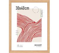 accent by nielsen Scandic - Oak Wooden Picture Frame - 30x40cm with Float Glass - Modern Scandinavian Design