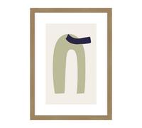 accent by nielsen Velino Picture Frame - Oak A2, 42x59.4cm - with Glass Front - Ready-to-Hang with Contemporary Poster Print