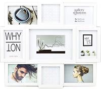 accent by nielsen Collage Picture Frame, White for 9 Photos - 7 x 4x6in and 2 x 4x4in