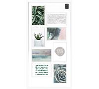 accent by nielsen White Collage Picture Frame with Double Mount - Fits 8 Photos 4x6in (10x15cm) - Multi-Aperture Wall Frame