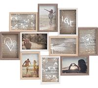 accent by nielsen Wooden Collage Picture Frame to fit 10 Photos 4x6in