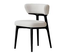 Accent Chair, Scandinavian Design Upholstered Multi-Use for Dining, Office & Makeup Vanity
