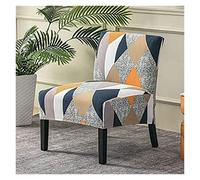 Accent Chair Slipcover Cover High Stretch Armless Chair Covers for Living Room Chair Slipcovers Modern Furniture Protector with Elastic Bottom (Color : #19)