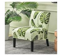 Accent Chair Slipcover Cover High Stretch Armless Chair Covers for Living Room Chair Slipcovers Modern Furniture Protector with Elastic Bottom (Color : #32)