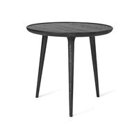Accent Coffee Table Black Stained Oak Large Ø60