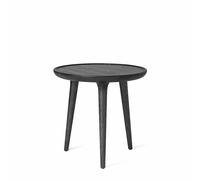 Accent Coffee Table Black Stained Oak Small Ø45