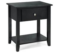 Accent Table Bedroom Narrow Side End Table Storage Cabinet Nightstand