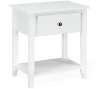 Accent Table Bedroom Narrow Side End Table Storage Cabinet Nightstand