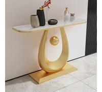 Accent Table with Storage, Narrow Console Table for Living Room, Hallway, Foyer, Modern Decorative Entryway Table