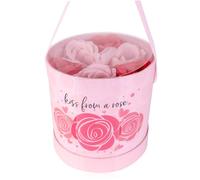 Accentra Bath Roses Kiss from A Rose in Gift Box, Gift Set with 6 x 4 g Bath Flowers with Rose Fragrance in Pink and Red, Bath Additive as Wellness Gift Idea for Women for Birthday and Mother's Day