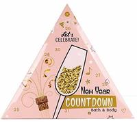 accentra calendar "New Year Countdown", pink/gold, 1 pack (1 x 1 piece) new o...