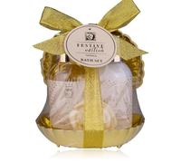 Accentra Festive Edition Bath Set in Shell Shaped Golden Box, 3-Piece Wellness Gift Set for Women with Shower Gel, Body Lotion & Soap, Vanilla Fragrance, Christmas Gift