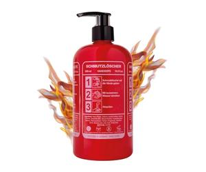 Accentra Hand Soap Dirt Extinguisher in Bottle in Fire Extinguisher Look, 500 ml Hand Soap in Pump Dispenser, Liquid Soap, Musk Fragrance