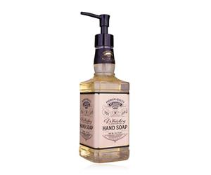 Accentra Hand Soap Special Blend in Bottle in Whiskey Bottle Look, 480 ml Hand Soap in Pump Dispenser, Liquid Soap, Whiskey Fragrance - Refillable, Pack of 1