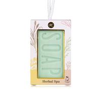 Accentra Herbal Spa Soap with White Cord, 200 g Hand Soap Lemon & Thyme in Gift Box Made of Recycled Paper, Decorative Wellness Gift Set for Women and Men, Birthday, Mother's Day, Father's Day