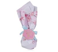 Accentra Sakura Spa Bath Bomb in Gift Box, 150 g Bath Ball for Women, Bubble Bath with Cherry Blossom Fragrance, White/Pink/Gold, Wellness Gift Set for Birthday, Valentine's Day and Christmas