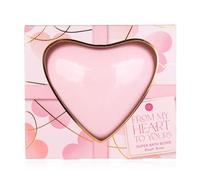 Accentra Super Bath Bomb in XXL Format from My Heart to Yours, 650 g Bath Bomb with Blush Rose Fragrance in Gift Box, Wellness Gift for Birthday, Mother's Day and Valentine's Day