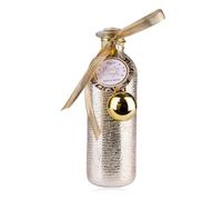 Accentra Winter Magic Bubble Bath in Glass Bottle in Gold with Christmas Tree Bauble Pendant, 230 ml Shower Foam & Shower Gel for Women, Luxury Christmas Gift, Vanilla Fragrance, Gold Diamond