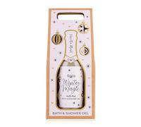 Accentra Winter Magic Shower Gel in Champagne Sparkling Prosecco Look in Gift Box for Women, 180 ml, Vanilla Musk Fragrance, Wellness Gift for Christmas