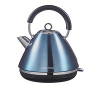 Morphy Richards Accents Pyramid Kettle, 1.5L, 3KW Rapid Boil, 360 Base, Removable Limescale Filter, Easy View Window, Ring Pull, Blue, 102049