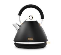 Accents Gold Pyramid Kettle Black