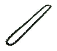 Accents Kingdom Men's Magnetic Hematite Therapy & Healing Stone with Round Beads Necklace, hematite