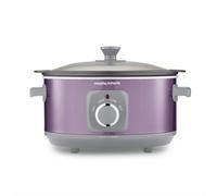 Accents Sear & Stew 3.5L Slow Cooker Morphy Richards Purple Medium