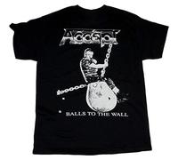 Accept Balls to The Wall Men T Shirt UDO Heavy Metal Band Running Wild Rage tee Black XXL