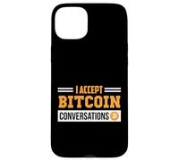 Accept Bitcoins Crypto Currency Blockchain Investor Bitcoin Case for iPhone 15 Plus