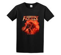 Accept Blind Rage T-Shirt Men Casual Tees Black M