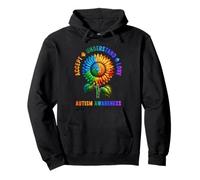 Accept Understand Love Autism Awareness Sunflower Women Kids Pullover Hoodie