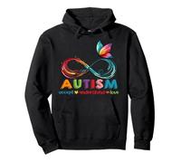 Accept Understand Love Heart Infinity Autism Awareness Women Pullover Hoodie