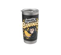 Accepting Payment in Bananas Capuchin Monkey Stainless Steel Insulated Tumbler