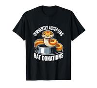 Accepting Rat Donations | Ball Python Humor T-Shirt