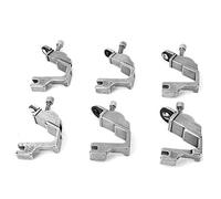 Accesorio para máquina de coser con prensatelas elásticos, 6 piezas, totalmente de acero S537, juego de prensatelas de metal duradero para sastres profesionales y entusiastas del