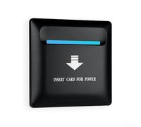 Access Control Switch for Hotels Energy Saving Design and 13 56MHz Frequency for Efficient Guest Use (Black)