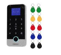 Access Control System Keyboard Fingerprint Tuya APP Unlock Waterproof Outdoor with 10PCS IC 13.56MHZ Keychains