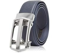 Access Denied Leather Ratchet Belts For Men - Mens Belt With Automatic Buckle For Suits Jeans And Uniform - Designed In The USA