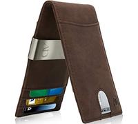 Access Denied Slim Money Clip Wallets for Men - Bifold Mens Wallet RFID Front Pocket Minimalist Credit Card Holder with Gift Box