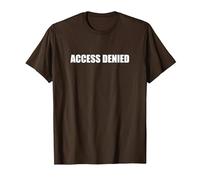 Access Denied T-Shirt, Men, Brown, Small