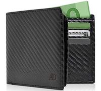 Access Denied Vegan Leather Bifold Wallets for Men - Cruelty Free Non Leather Mens Wallet with ID Window RFID Gifts for Him