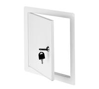 Access Door, Attic Access Hatch Panel Flush-Mounted Installation Loft Inspection Door with Key & Lock 12"×12"/24"×24"/28"×48"(20x44in/51x112cm)