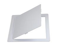 Access Door Easy-Snap Wall or Ceiling Panel for 100 * 150mm -480 * 480mm Opening Flush Universal ABS Square White Plastic for Inspection Hatch(200x300mm)