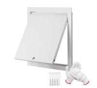 Access Door with Lock，Wall and Ceiling Mount Metal Access Panel for Inspection Hatch, 100-600mm Fuse Box Cover Cabinet，Detachable Drywall Inspection Door for Plumbing Electrical(White,300x500 mm)
