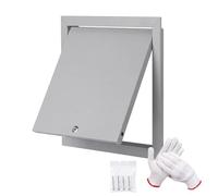 Access Door with Lock，Wall and Ceiling Mount Metal Access Panel for Inspection Hatch, 100-600mm Fuse Box Cover Cabinet，Detachable Drywall Inspection Door for Plumbing Electrical(Gray,300x500 mm)