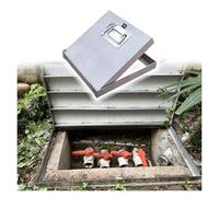 Access Doors Lift-Off Manhole Covers, Crawl Space Floor Access Door with Lock And Handle, Sewer Manhole Cover for Cellars/Basement/Patio/Yard/Window Well