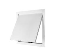 Access Doors Panel Aluminum Alloy Access Door for Drywall Panel for Wall and Ceiling Electrical and Plumbing Magnetic Snap Fastener, Press to Open, White